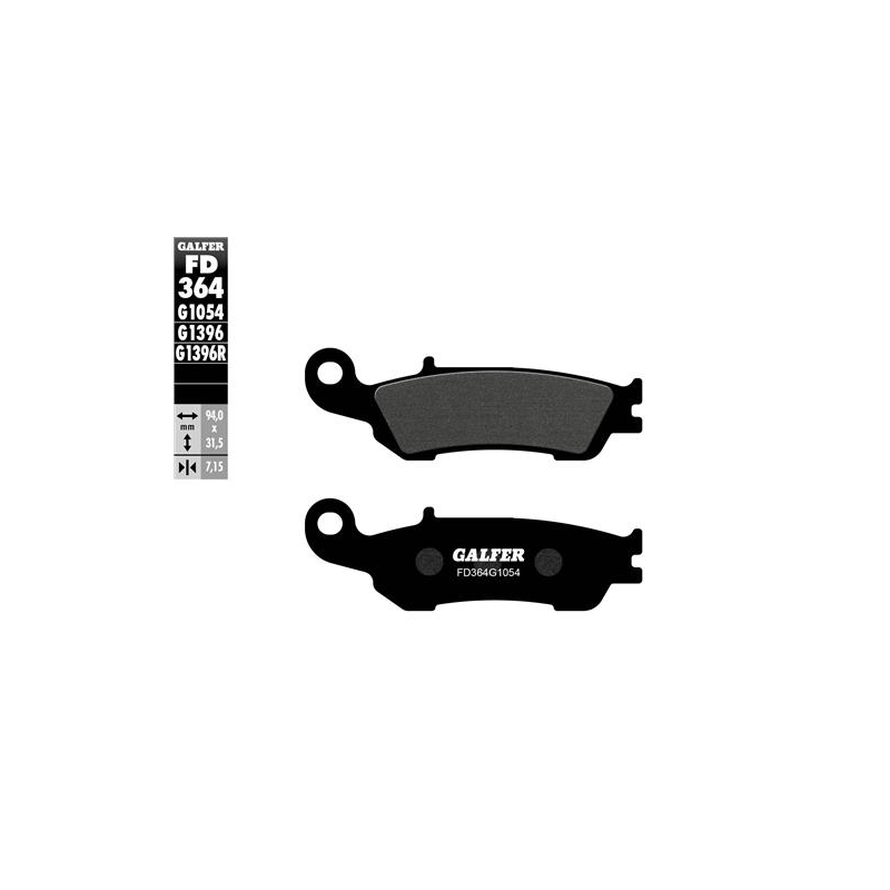 pastillas de freno moto galfer semi metal fd364g10