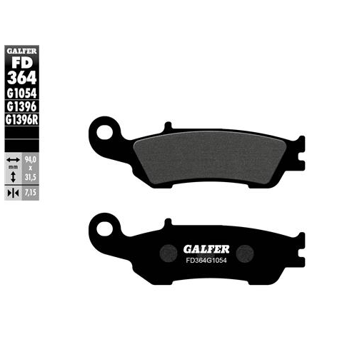 pastillas de freno moto galfer semi metal fd364g10