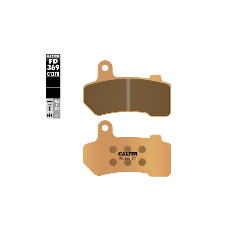 pastillas de freno moto galfer sinter street fd369