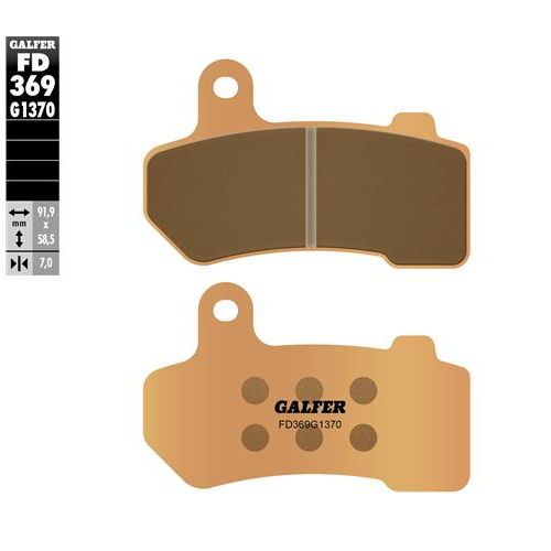 pastillas de freno moto galfer sinter street fd369