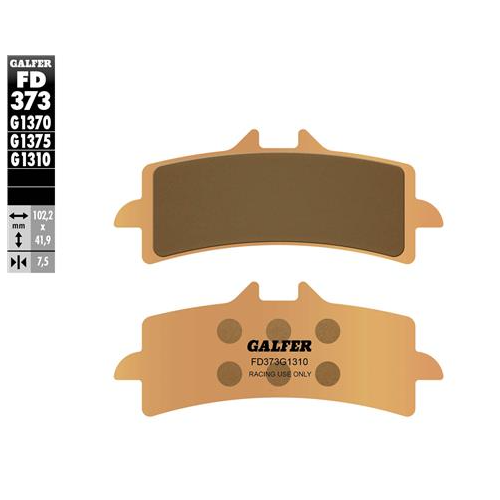 pastillas de freno moto galfer sinter racing fd373