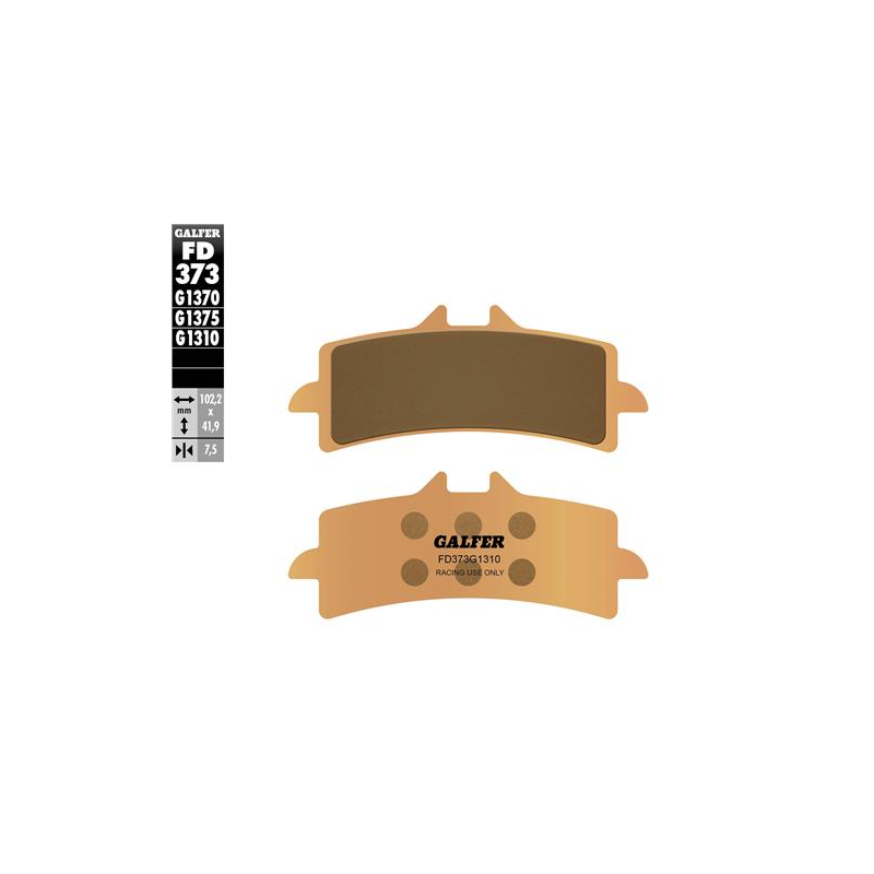 pastillas de freno moto galfer sinter street fd373