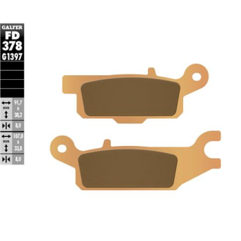 pastillas de freno moto galfer sinter quad fd378g1