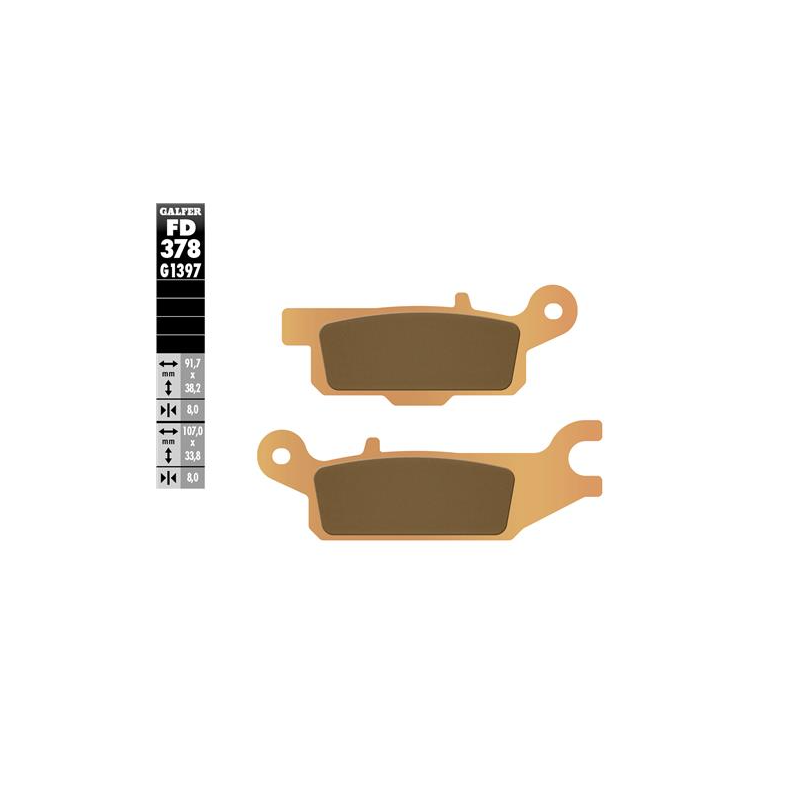 pastillas de freno moto galfer sinter quad fd378g1