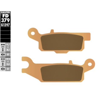 pastillas de freno moto galfer sinter quad fd379g1