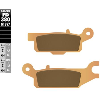 pastillas de freno moto galfer sinter quad fd380g1