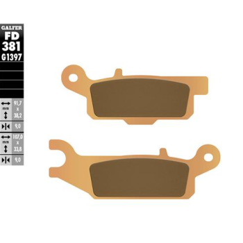 pastillas de freno moto galfer sinter quad fd381g1