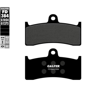 pastillas de freno moto galder sinter sport fd384g