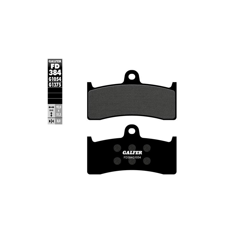 pastillas de freno moto galder sinter sport fd384g