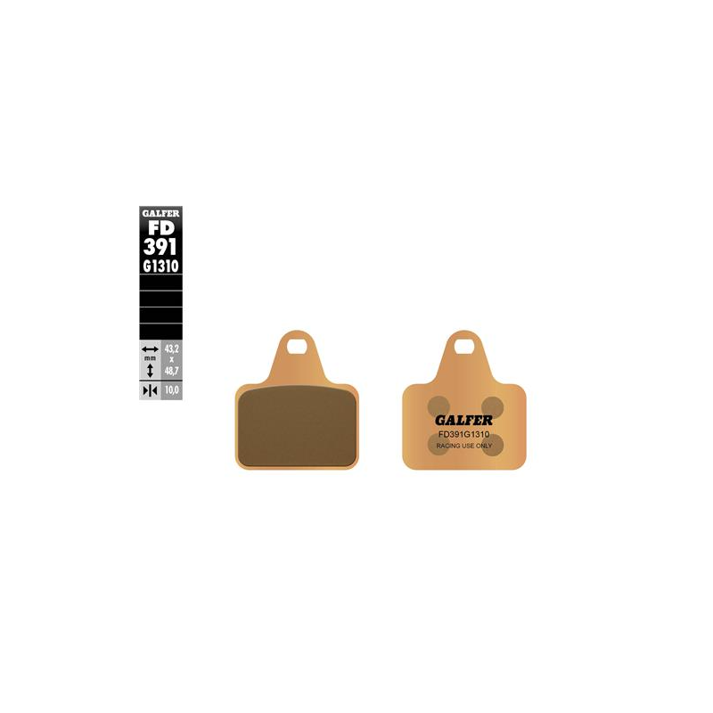 pastillas de freno moto galfer sinter racing fd391