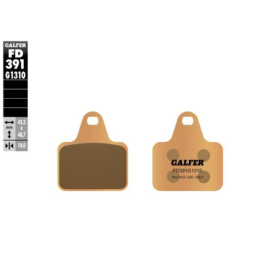 pastillas de freno moto galfer sinter racing fd391