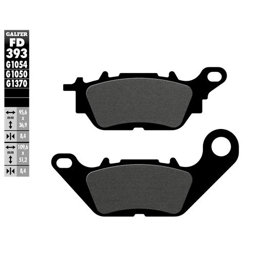 pastillas de freno moto galfer scooter fd393g1050