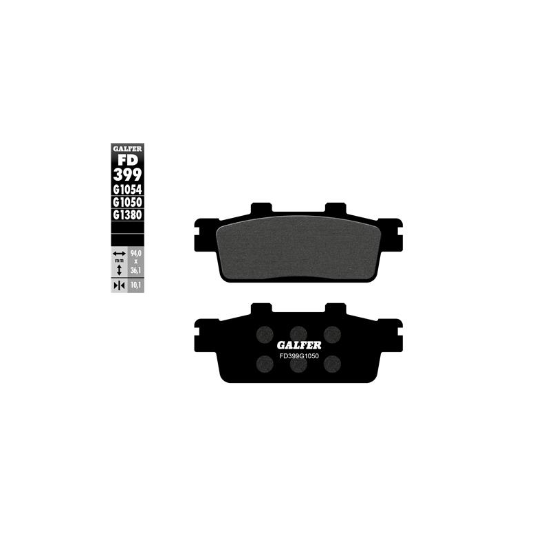 pastillas de freno moto galfer scooter fd399g1380