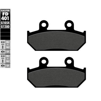 pastillas de freno moto galfer scooter fd401g1380
