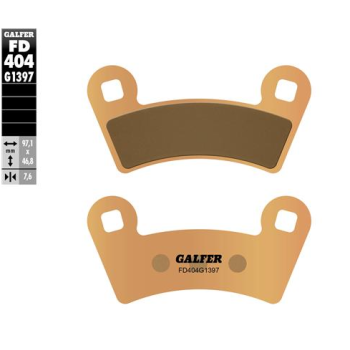 pastillas de freno moto galfer sinter quad fd404g1