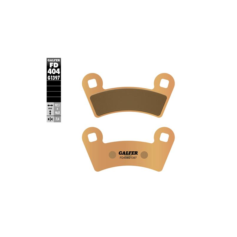 pastillas de freno moto galfer sinter quad fd404g1