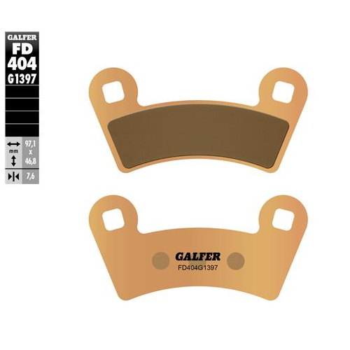 pastillas de freno moto galfer sinter quad fd404g1