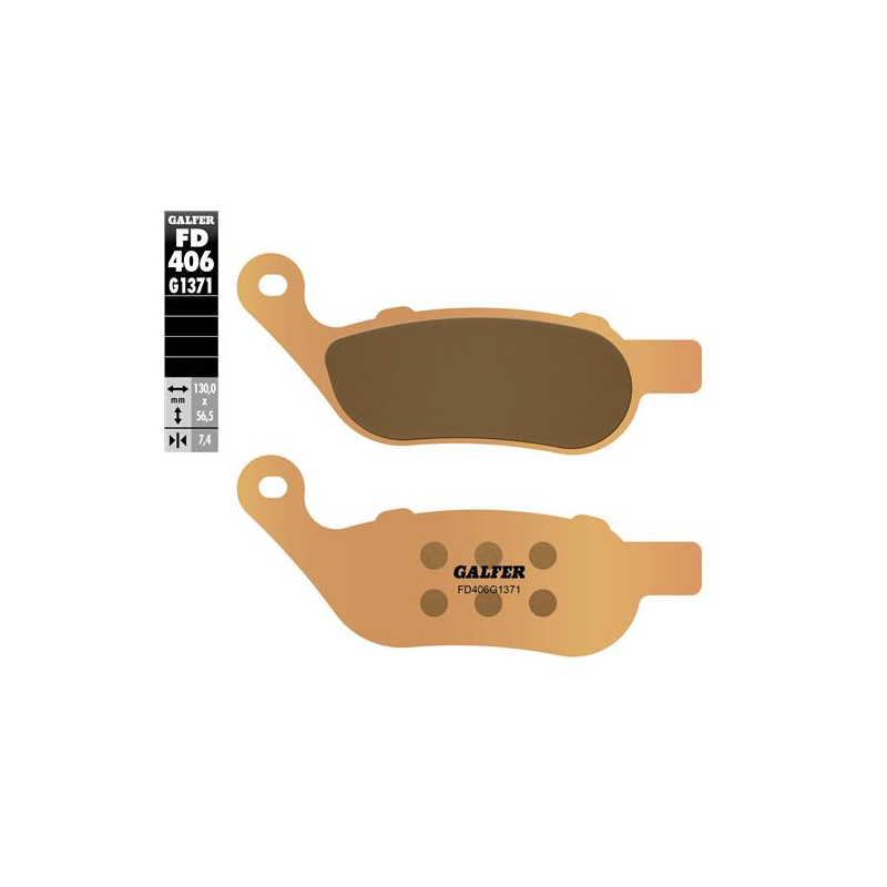 pastillas de freno moto galfer sinter street fd406
