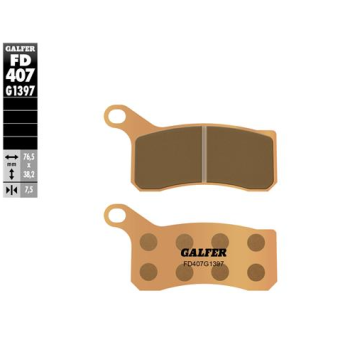 pastillas de freno moto galfer sinter quad fd407g1