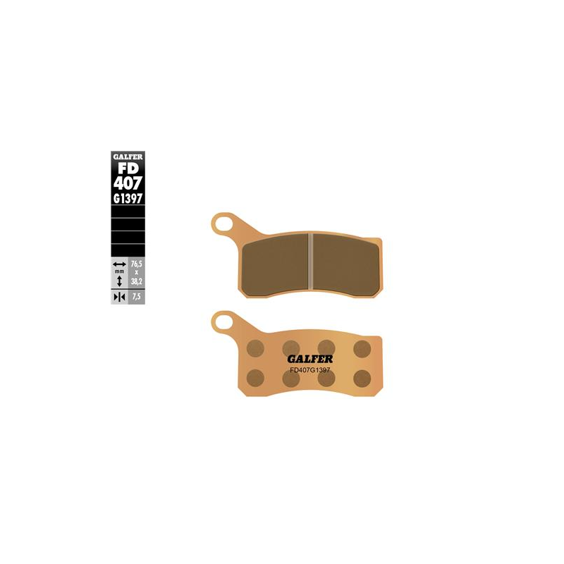 pastillas de freno moto galfer sinter quad fd407g1