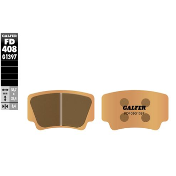pastillas de freno moto galfer sinter quad fd408g1