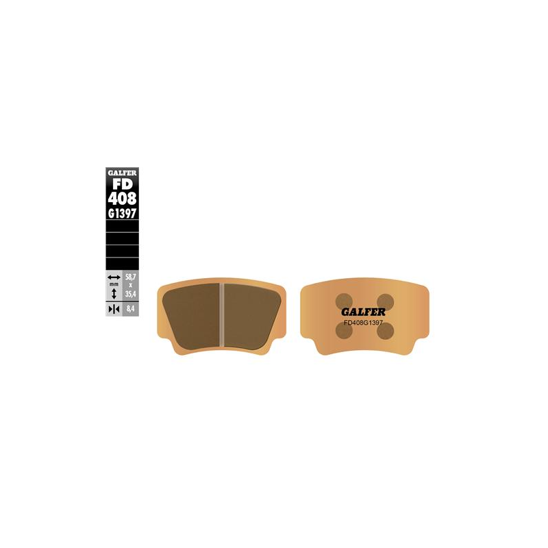 pastillas de freno moto galfer sinter quad fd408g1