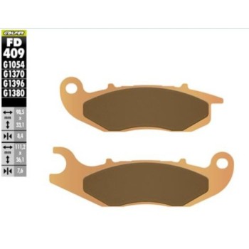 pastillas de freno galfer sinter fd409g1370