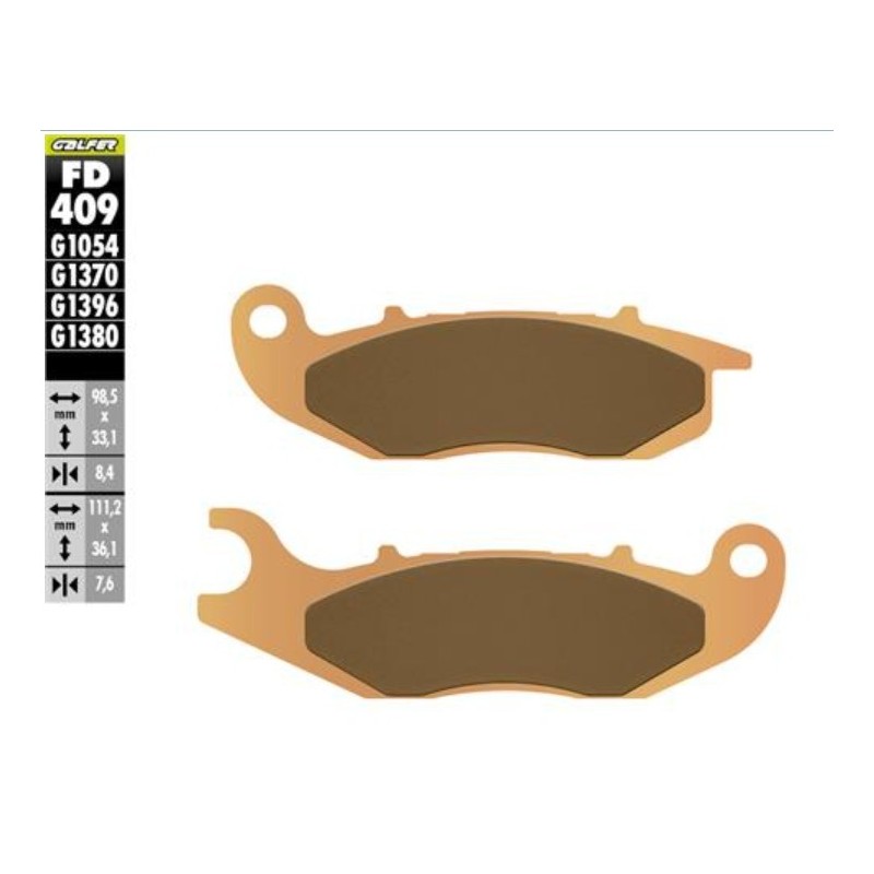 pastillas de freno galfer sinter fd409g1370