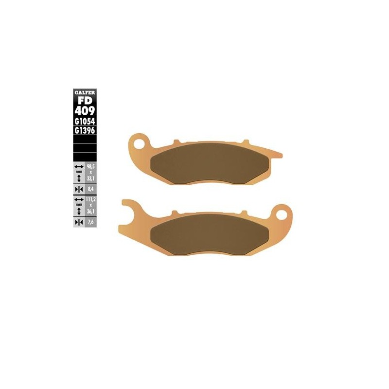 pastillas de freno moto galfer sinter offroad fd40
