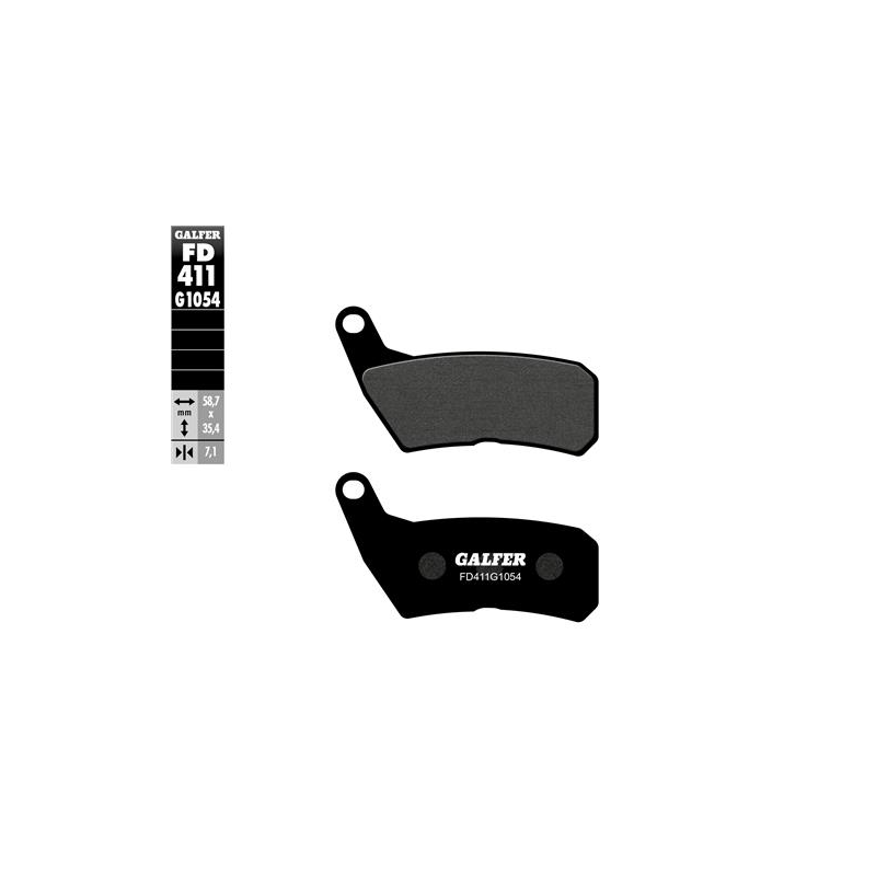 pastillas de freno moto galfer semi metal fd411g10