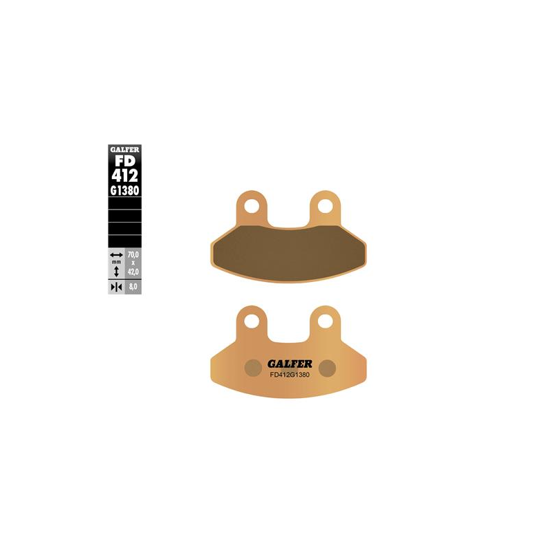 pastillas de freno moto galfer scooter fd412g1380