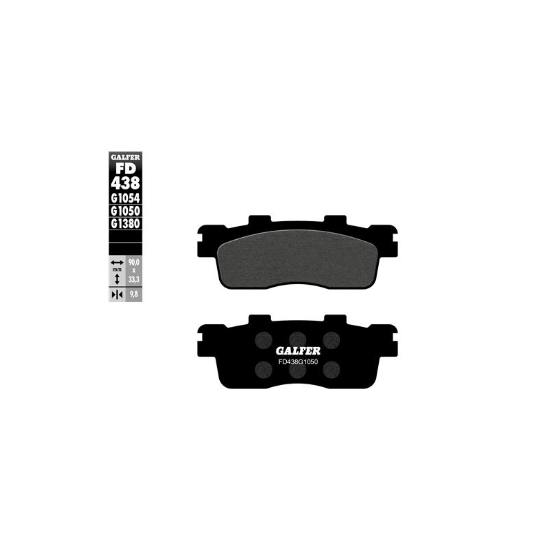 pastillas de freno moto galfer scooter fd438g1380