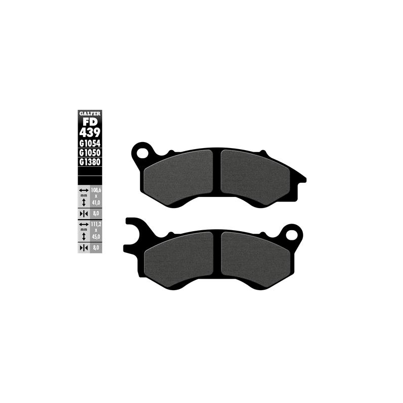 pastillas de freno moto galfer scooter fd439g1380