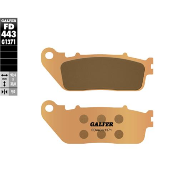 pastillas de freno moto galfer sinter street fd443