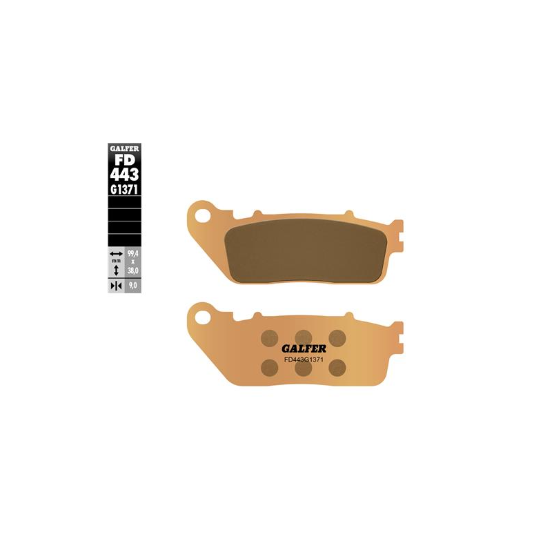 pastillas de freno moto galfer sinter street fd443