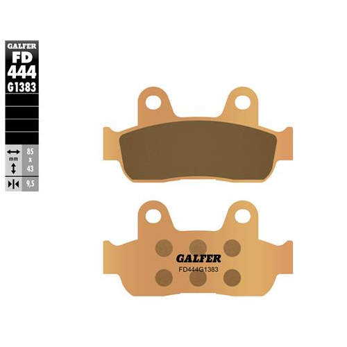 pastillas de freno moto galfer scooter fd444g1383