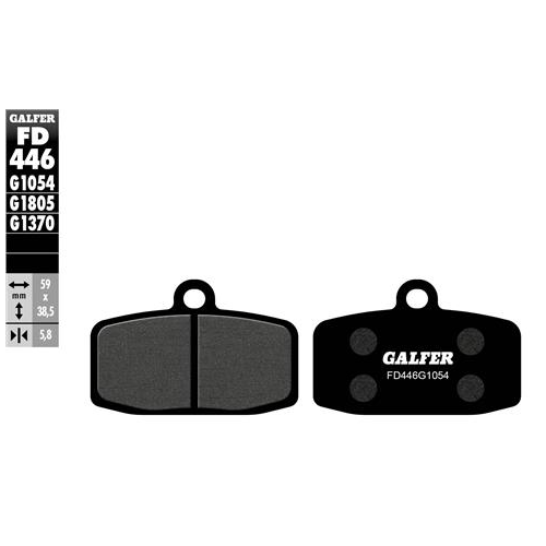 pastillas de freno moto galfer trial top fd446g180