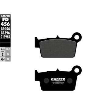 pastillas de freno moto galfer semi metal fd456g10
