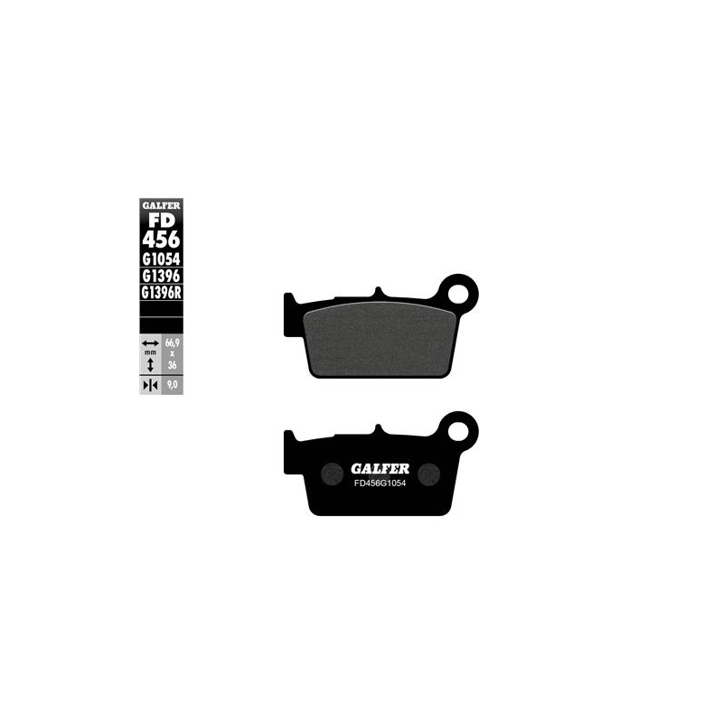 pastillas de freno moto galfer semi metal fd456g10