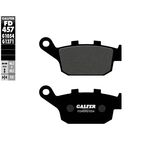 pastillas de freno moto galfer semi metal fd457g10