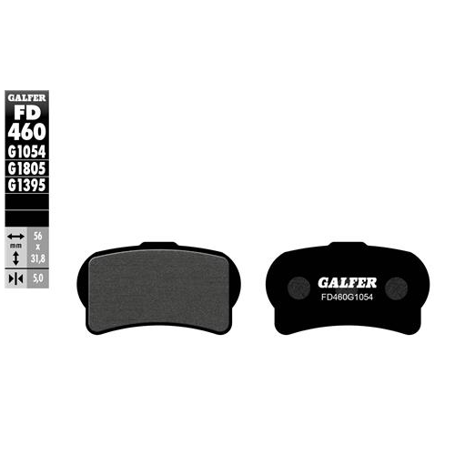 pastillas de freno moto galfer semi metal fd460g13