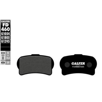pastillas de freno moto galfer trial top fd460g180