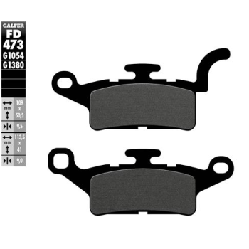 pastillas de freno moto galfer scooter fd473g1380