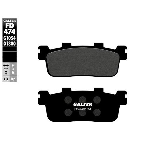 pastillas de freno moto galfer semi metal fd474g10