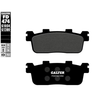 pastillas de freno moto galfer scooter fd474g1380