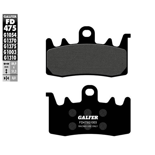 pastillas de freno moto galfer semi metal fd475g10