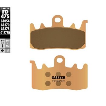 pastillas de freno moto galfer sinter street fd475