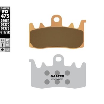 pastillas de freno moto galder sinter sport fd475g
