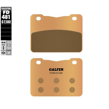 pastillas de freno moto galfer scooter fd481g1380
