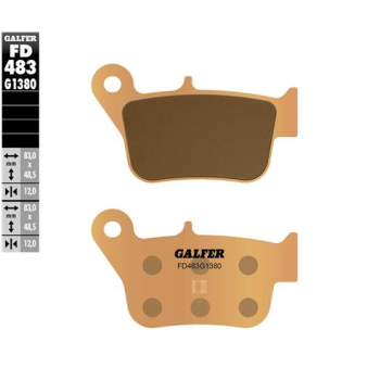 pastillas de freno moto galfer scooter fd483g1380